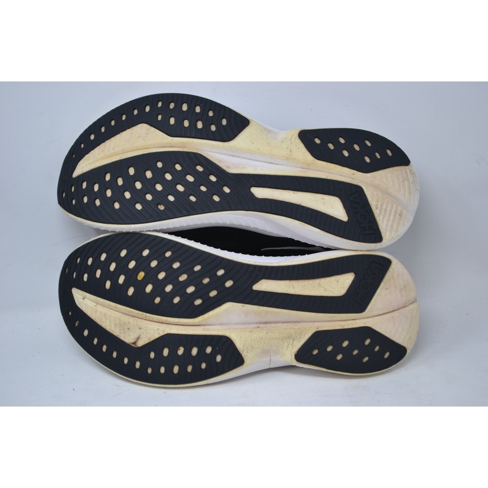 Hoka One One Mach 6 Womens Size 8 B Shoes Black Running Sneaker 1147810 BWHT Gym - Picture 11 of 14